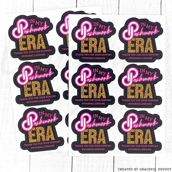 In My Poshmark ERA - Sticker 2" (inches) (48ct.) [GD69-48] - Picture 5 of 7